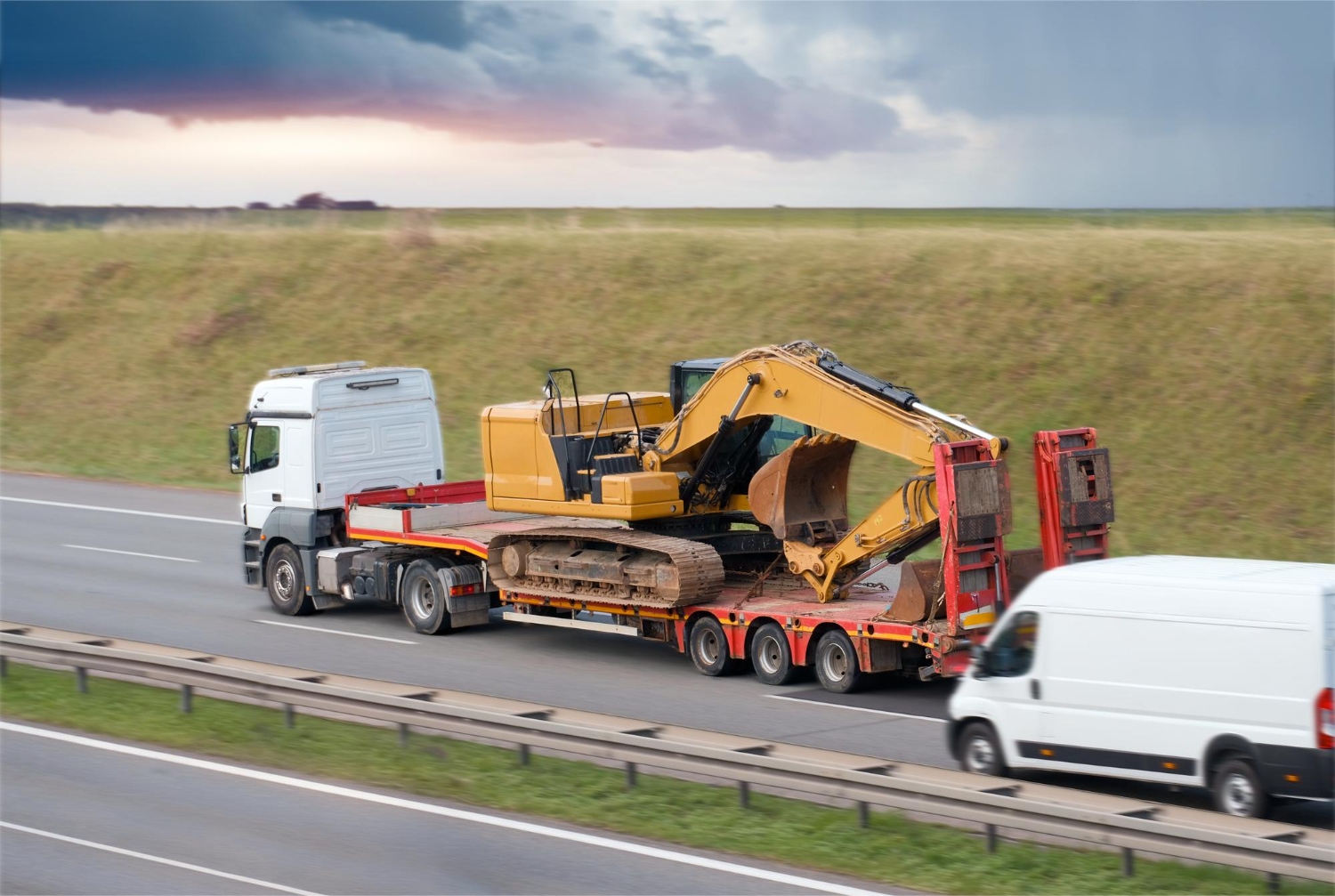 transport układarki asfaltu